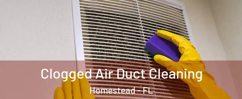  Clogged Air Duct Cleaning Homestead - FL