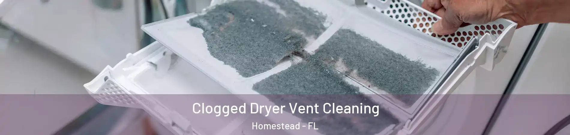  Clogged Dryer Vent Cleaning Homestead - FL