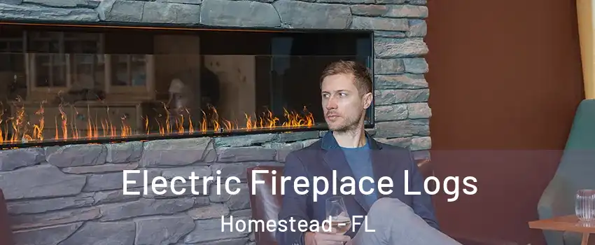  Electric Fireplace Logs Homestead - FL