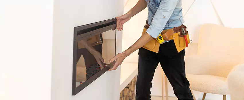 Metal Fireplace Installation in Homestead, Florida
